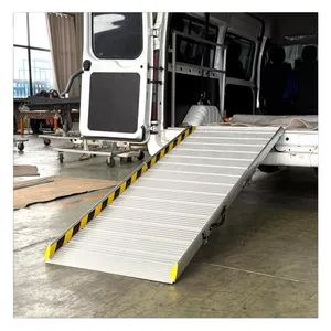 Customizable Length Lightweight with Handle Ramps for Wheelchairs Foldable Wheelchair Ramp - Xuzhou Caixin Aluminum Products Co., Ltd. - China