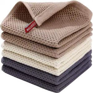 Wholesale Custom Logo Waffle Weave Kitchen Towels Sets 100% Cotton Soft Quick Drying Dish Towels for Kitchen - Huaian Goodlife Textile Co., Ltd. - China