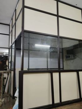 Aluminum Door Partition, Type Of Door: hinged & sliding Height 7 feet Pattern Customised Color Multi colour Durability - PRD Decors - India