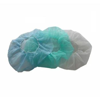 Surgeons Doctors Nurse Nonwoven Polypropylene PP Bouffant Caps Elastic Adjustable Hair Caps Disposable Non-Woven Hospital Medical Surgical Scrub Beret Cap - Hubei Kangning Protective Products Co., Ltd. - China