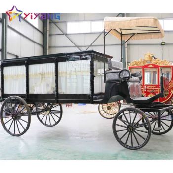 OEM Horse Hearse Classic Funeral Car Coffin Supplies Casket Retro Electric Hearse - Xuchang Yiyang Amusement Equipment Co., Ltd. - China