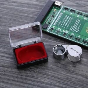 Jewelry Magnifying Glass Jewelers Eye Tool Jewellery Folding Loupe Glass Lens Magnifying Triplet Glass Jewelry Diamond - FUZHOU LIWANG ELECTRONIC TECHNOLOGY CO., LTD. - China