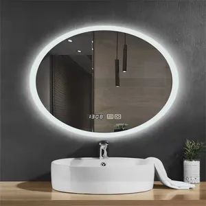 Irregular Silver Aluminum Mounted Bathroom Glass Mirrors Shape Round Style Modern Finish Silver Origin Hangzhou Gurantity - Hangzhou Wanpeng Sanitary Ware Co., Ltd. - China