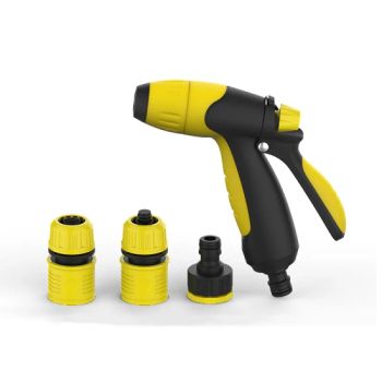 Hot Sale Gardening Sprayer Home Use Adjustable Spray Gun Garden Hose Nozzles Set and Valve - Shixia Holding Co., Ltd. - China