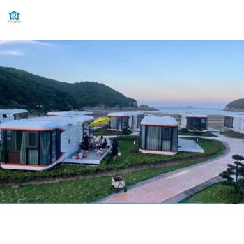 Capsule Container Houses Mobile Wheels Modular Other Portable Prefabricated Tiny Trailer - Guangzhou Zhonglian Steel Structure Co., Ltd. - China