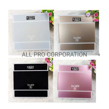 180kg Digital Body Weighing Scale Electronic LCD Bathroom Glass Weight Scales - ALL PRO CORPORATION - China