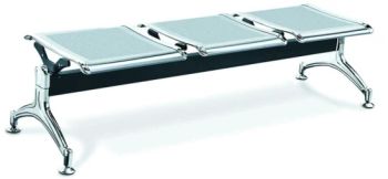 3 Seats Auditorium Aluminum Hospital Waiting Room Chairs for Sale - Foshan Medco Medical Equipment Co., Ltd. - China