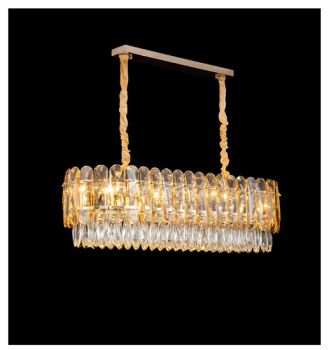 Amber Glass Modern Indoor Lighting Home Decoration Luxury Pendant Light Crystal Chandelier - Yangming Electrical Co., Ltd - China