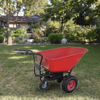 Agricultural 3 Wheel Wheelbarrow Construction Site Cement Mini Dump Trucks Hand Trolley Cart Garbage Tipper Electric Wheelbarrow - Jinjiang Shenggong Machinery Co., Ltd. - China