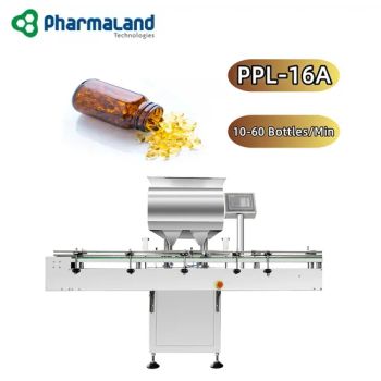 Pharmaland 16 Channels Vibration Automatic Capsule Counter and Filler Production Line Pill Gummuy Softgel Counting Machine - Pharmatech Asia Group Ltd - China