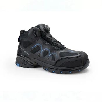 Premium Black Safety Boots Breathable Lightweight Work Shoes - Ruian Xinhong Shoes Co., Ltd. - China