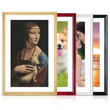 Display Digital Photo Frames Alarm Clock LCD Screen Wooden Android 11 Wood - Chengdu Allwin Intelligent Equipment Co., Ltd. - China