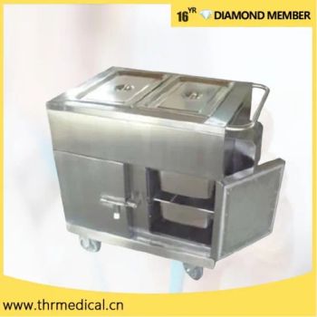 Food Warmer Container Transport Stainless Steel Food Cart Used in Hospital - Suzhou Thriving Medical Equipment Corp. - China