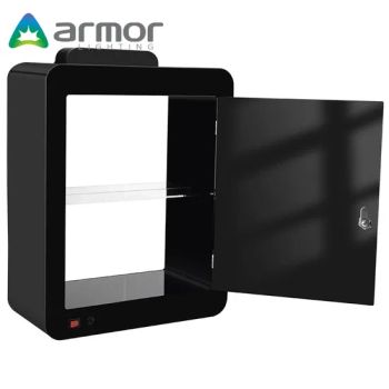 Factory Customized Acrylic Display Rack LED Light Electronic Atomizer Display Cabinet Cigar Accessories Display Stand with Lock - Armor Lighting Co., Ltd. - China