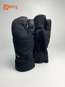 Outdoor Sports Twill Waterproof Unisex Ski Trigger Mitten Mitts Gloves - Shanghai Genstex International Co., Ltd. - China