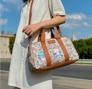 Spacious Sophisticated Lady's Carry-on Travel Bag Tote Bag Color Blue Origin China Hardness Soft Style Leisure HS Code - Guangzhou Victory Leather Factory - China