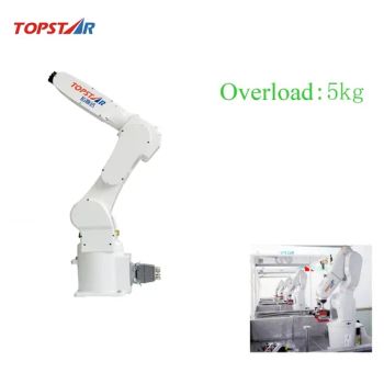 6dof Arduino Powered 6-Axis Industrial Robot Arm Origin China Condition New Control Mode PLC Trademark Topstar HS Code 8428904000 - Guangdong Topstar Technology Co., Ltd. - China