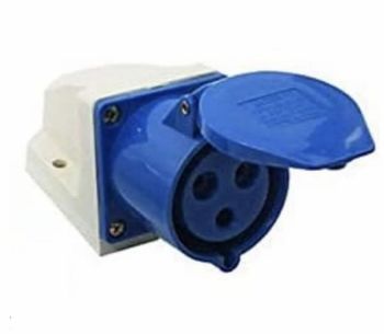 Brow Plug Socket Brand Brow Current 16A IP Rating IP44 Number Of Pin 3 MCB Protected Yes Usage Used In Control - Control Panel Components - India