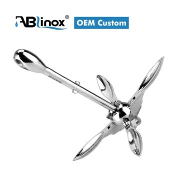 Precision Technology Lost Wax Cast Stainless Steel 304 Marine Accessories Boat Anchors Investment Casting Anchors - Ablinox (Guangdong) Precision Metal Technology Co., Ltd. - China