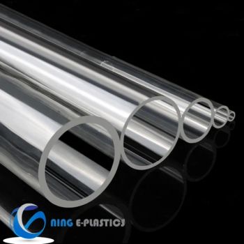 Light Frosted PC Milk White Acrylic Pipes Plastic Tube for Lighting - Guangzhou Ning E-plastics company - China
