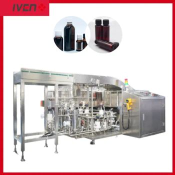 Cough Maple Sugar Syrup Oral Liquid Filling Machine Production Line Bottling Labeling Liquid Filling Capping Machine - Shanghai Iven Pharmatech Engineering Co., Ltd. - China