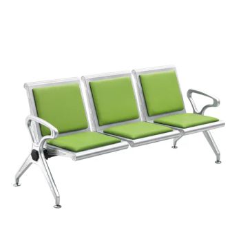 Public Area Airport Luxury Waiting Chair Airport Seats Color Blue Condition New Seat Number 3 Back With Back Folded Unfolded - TOPMOST MEDICAL TECHNOLOGY CO.,LTD. - China