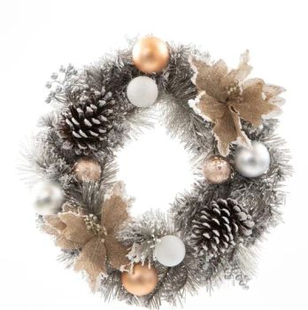Maimai Premium Quality Door Hanging Outdoor Decorations Christmas Garland Decoration Christmas Wreaths with Berries & Balls - Hai Yang International Limited - China