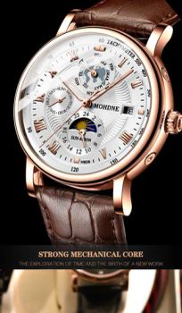 Other Wearable Devices Fashion Mens Watches Top Brand Luxury Luxury Replica 1: 1 Clone Automatic Waterproof Luminous Genuine Leather Mechanical Watch - Guangxi Top Luxury Trading Co., Ltd - China