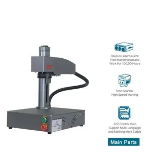 20W 30W Mini Laser Engraving Machine Fiber Laser Marking for Metal Steel Aluminium - Laizhou Xinhong Machinery Manufacturing Co., Ltd - China