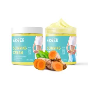 Turmeric Loss Weight Body Fat Burning Hot Slimming Cream Form Cream Origin China Gender Unisex Trademark EKBER Age Group - Guangzhou Tinsun Biotechnology Company Limited - China