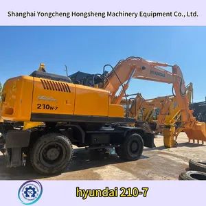 Used Excavators Hyundai 210W-7 Original Wheel Excavator Lowe Working Hours for Hyundai 210-7 Used Hydraulic Excavator Forsale - Shanghai Yongcheng Hongsheng Machinery Equipment Co., Ltd. - China