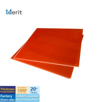Analog Solvent Washable Flexographic Photopolymer Printing Plate for Printing Paper Towels - Dongguan Merit Technology Co., LTD - China
