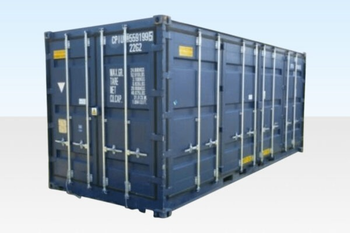 20ft x 8ft Open Side Bunded Storage Container with Mesh Floor - senesie mfg llc - United States