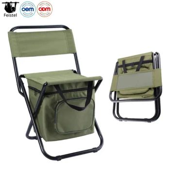 Feistel Ultralight Folding Camping Cheap Fishing Chairs with High Capacity Cooler Bag - Anhui Feistel Outdoor Product Co., Ltd. - China