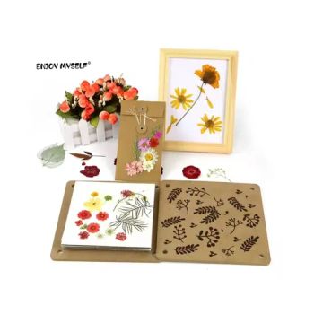 Wholesale Children's Flower Press Natural Crafts Wooden Art Kits Outdoor Learning Toys DIY Flower Press Kit - Ningbo Hardwork Art & Craft Co., Ltd. - China