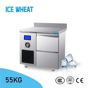 60kg/Day Block Ice Automatic Bar Ice Machine Large Ice Storage Bucket Refrigeration Equipment Commercial - Huzhou Bingmai Catering Equipment Co., Ltd. - China