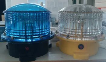 Solar Red and Blue Flashing Warning Lights Traffic Night Safety Signal Lamp Construction Fence Tower Crane Obstacle - Shenzhen Sroada Tech Co., Limited - China