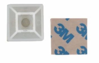 PECOX Plastic Cable Tie Mounts, For PANEL WIRING ACCESSORIES Brand PECOX Size 19 X 19 Unit Piece NOS Material Plastic Product Code - Aarya Corporation - India
