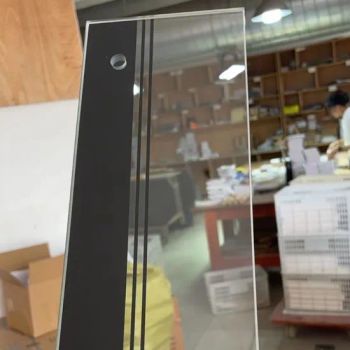 Customized Shape Transparent Quartz Glass Plate Borosilicate Glass Panel with Hole - Nanyang Kylin Special Glass Co., Ltd. - China