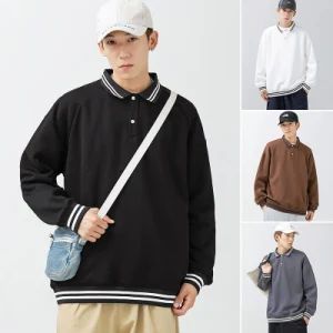 Basic Blank Hoodies Sweatshirts Mens Oversized Drop Shoulder Sweatshirt Pullover Hoodie - Market Union Co. Ltd. - China