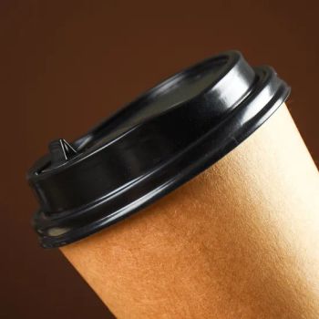 OEM 8 Oz Double Wall Paper Cup Recyclable Food Grade PP/PS Lid 15D MOQ30K - Taizhou Jiashun Commodity Co., Ltd. - China