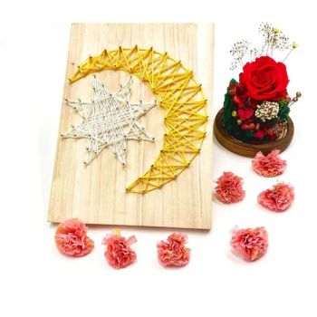 DIY 3D Wood String Art Kit for Children Sewing & Weaving Toys Product - Ningbo Hardwork Art & Craft Co., Ltd. - China