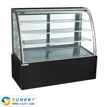 Bakery Counter Top Glass Display Cake Fridge Showcases - Guangzhou Sunrry Kitchen Equipment Co., Ltd. - China