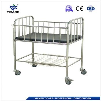 Portable Baby Bedside Basket Bassinet Infant Crib Stainless Steel Baby Bed - Xiamen Ticare Imp. & Exp. Co., Ltd. - China