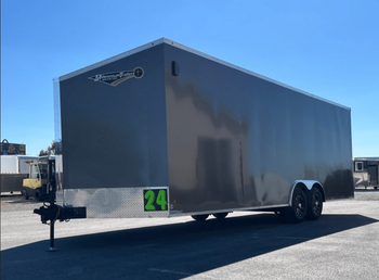 Enclosed Trailers / Enclosed Car Hauler 2026 24ft. Hero w/Heavy Duty Ramp Door & Aluminum Wheels 9653 - senesie mfg llc - United States