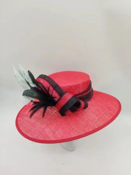 Fashion Sinamay Church Hat Party Wedding Church Bridal Headwear Fascinator Hats - 5.0/5 - China