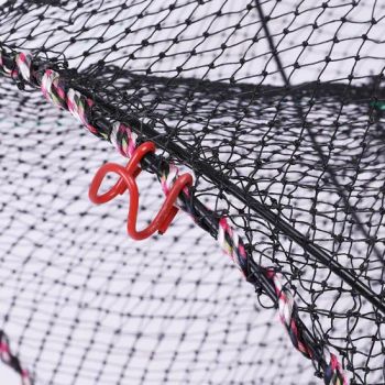 45*22*22cm Bait Trap Fishing Net Cage Catching Shrimp Crab Lobster Minnows Iron Construction Foldable Portable Fish Keeper Nets - Wudi Xinheng Fishing Gear Co., Ltd. - China
