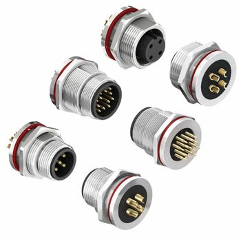 Circular Connectors , Series M12 IP Rating IP40 Current Rating 5 A Contact Gender BOTH Connector Type both Cable Entry - Urjatherm Industries Private Limited - India