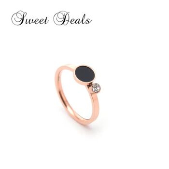 Fashion Titanium Steel Color Gold Tail Ring Ring - Guangzhou Mimier Jewelry, Co, Ltd. - China