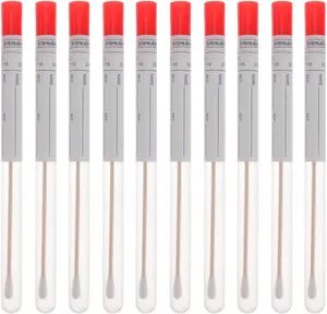 Female Swab Stick Specimen Collection Transport Cotton Swabs Bamboo Sticks Cotton Swab with ABS Stick and Flocked - Chongqing New World Trading Co., Ltd. - China